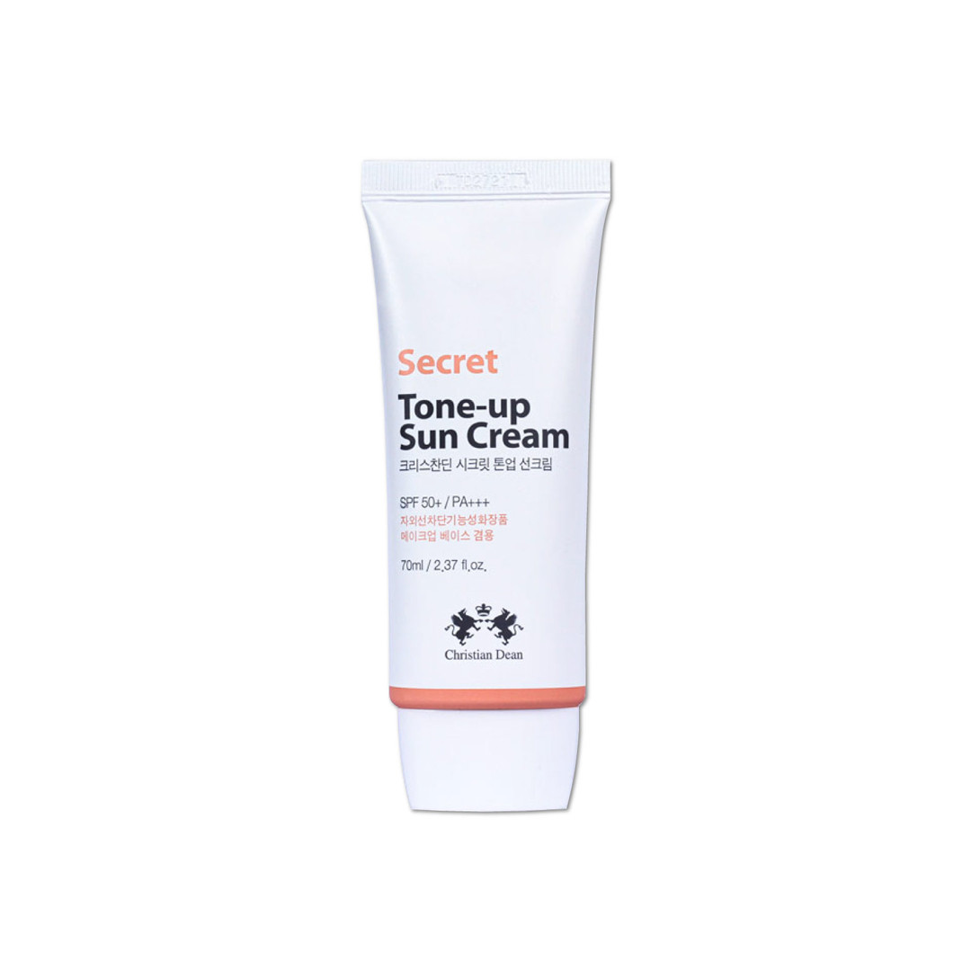 CHRISTIAN DEAN Secret Tone-Up Sun Cream SPF 50+ PA+++ 70ml for brightening and sun protection